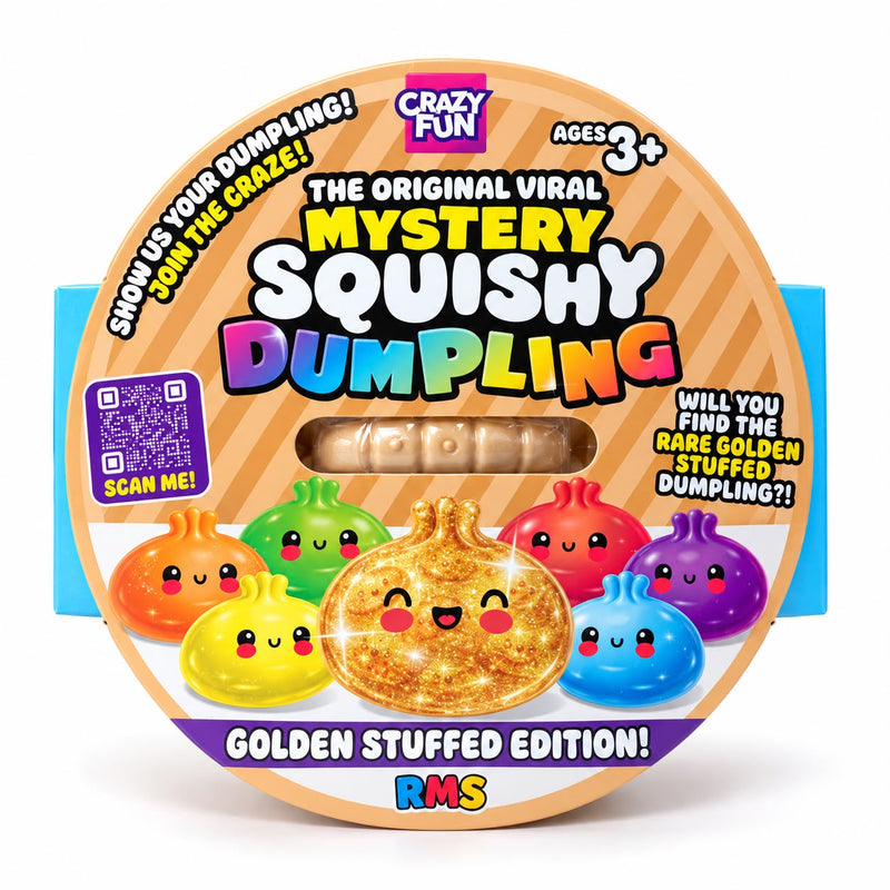 RMS Mystery Squishy Dumpling Golden Stuffed Edition
