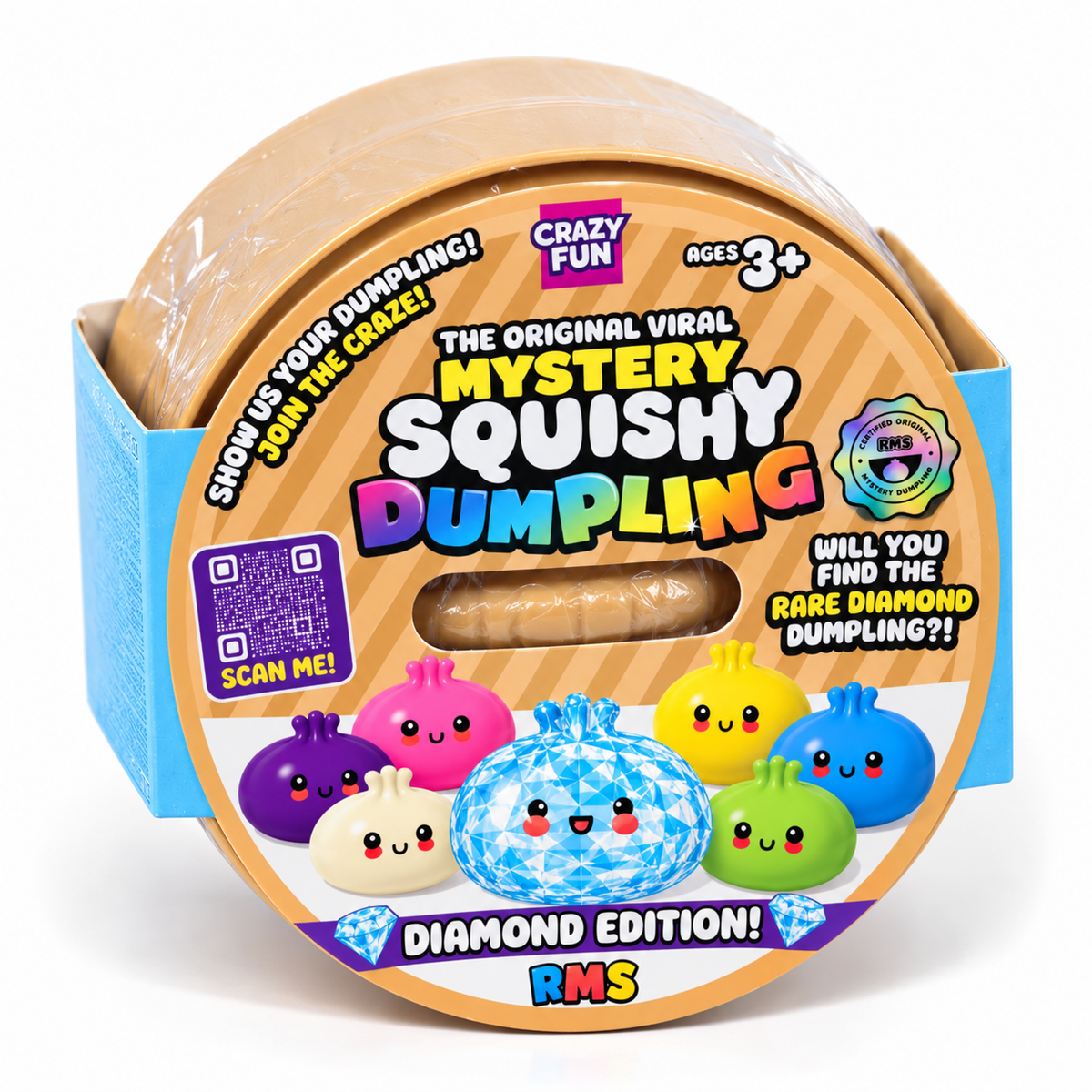 RMS Mystery Squishy Dumpling Diamond Edition Squeezable