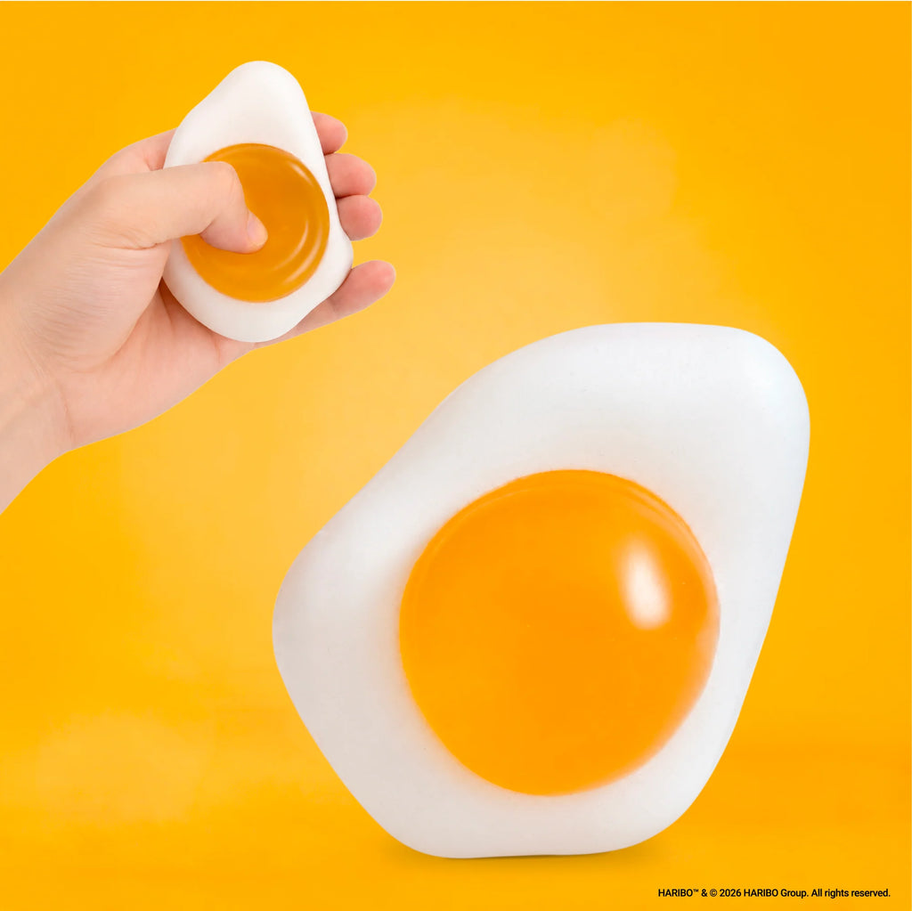 HARIBO: Fried Egg Squishy Toy PRE-ORDER