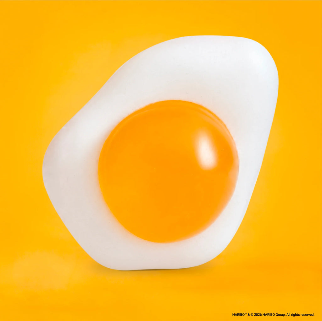 HARIBO: Fried Egg Squishy Toy PRE-ORDER