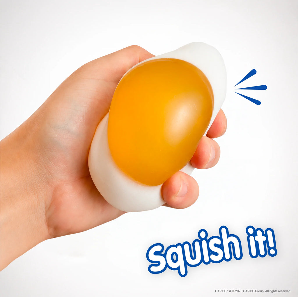 HARIBO: Fried Egg Squishy Toy PRE-ORDER