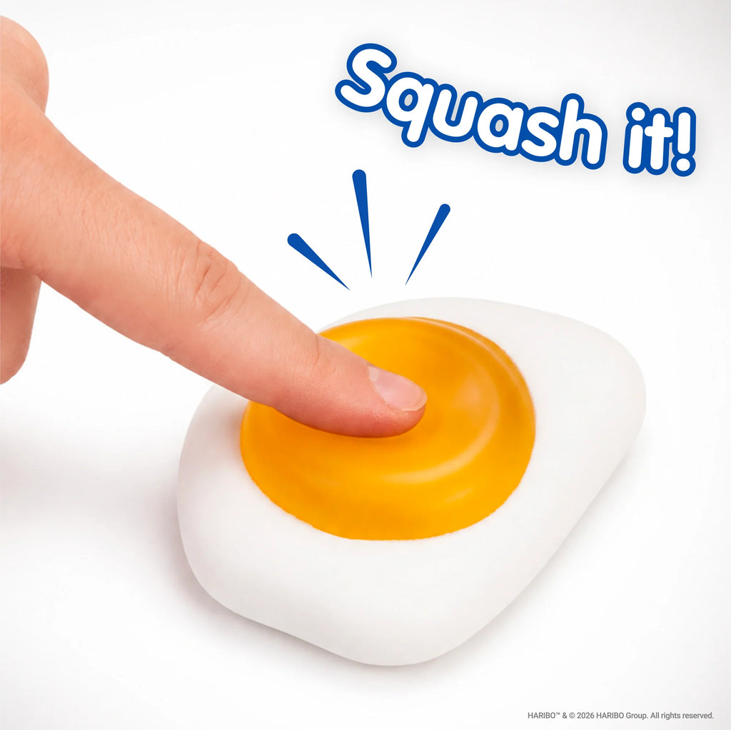 HARIBO: Fried Egg Squishy Toy PRE-ORDER
