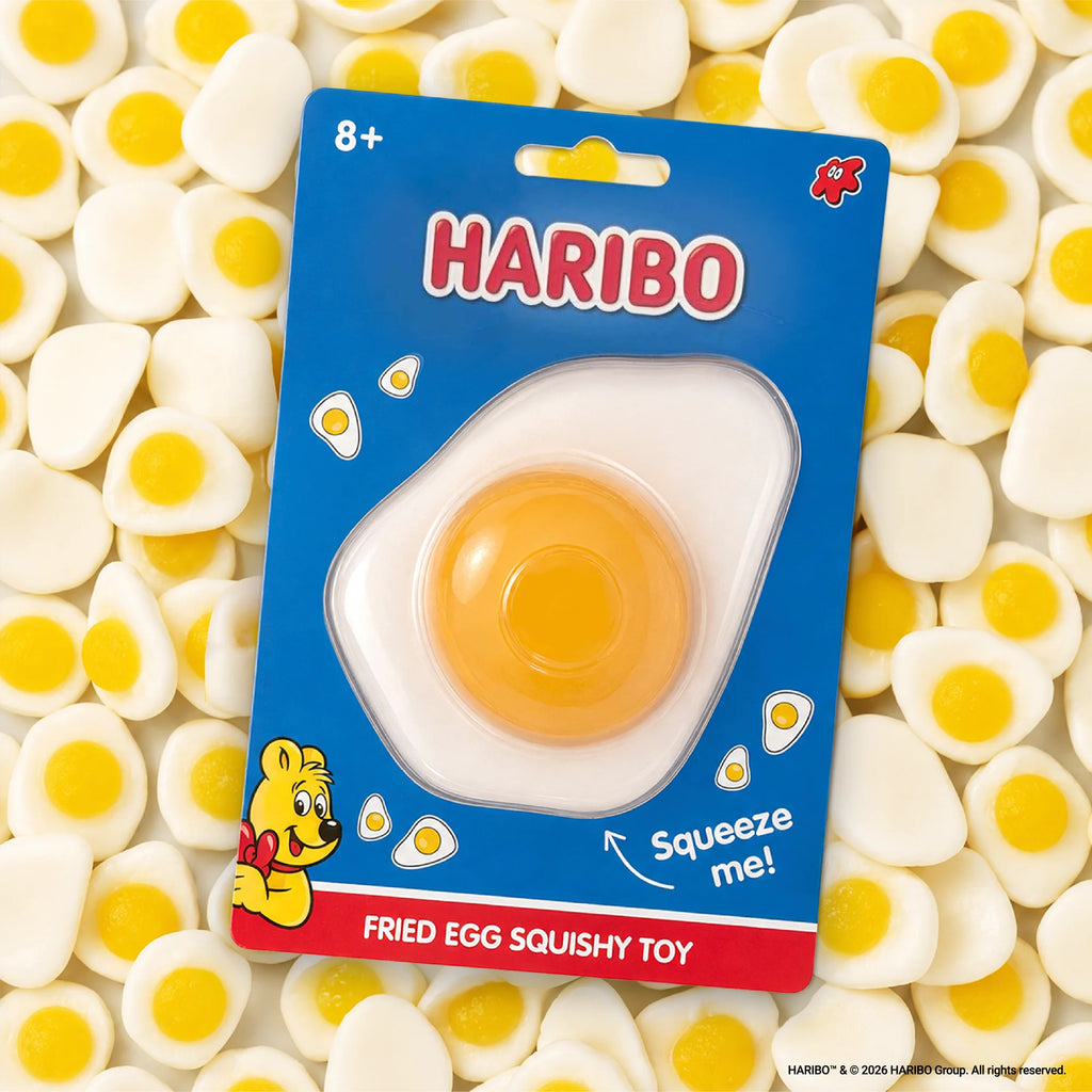 HARIBO: Fried Egg Squishy Toy PRE-ORDER