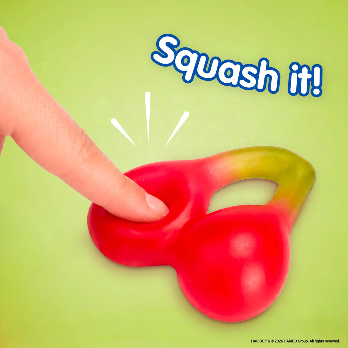 HARIBO: Happy Cherry Squishy Toy PRE-ORDER