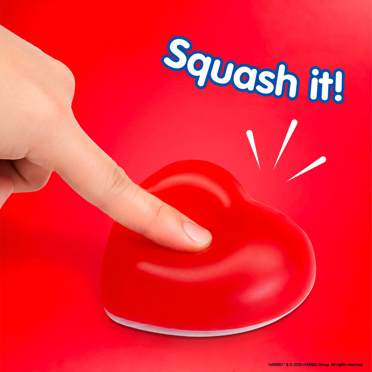 HARIBO: Love Heart Squishy Toy PRE-ORDER