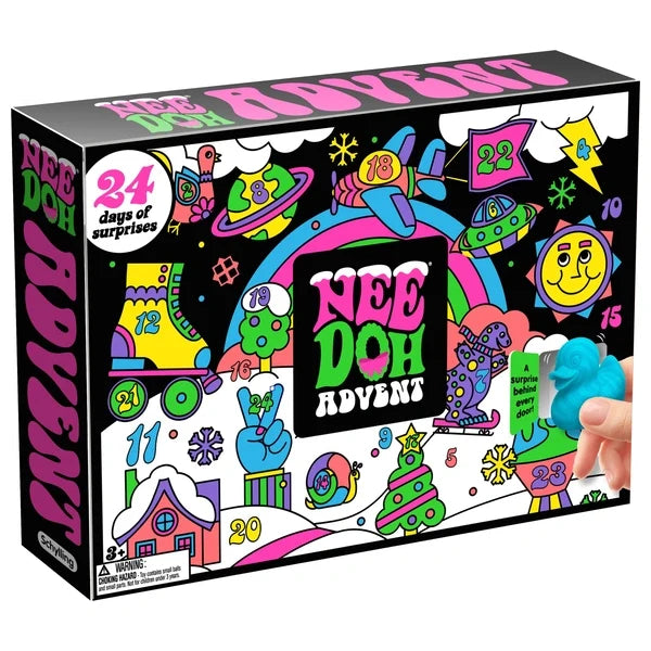NeeDoh 2026 Toy Advent Calendar - 24 Days of Surprises Christmas - NEW